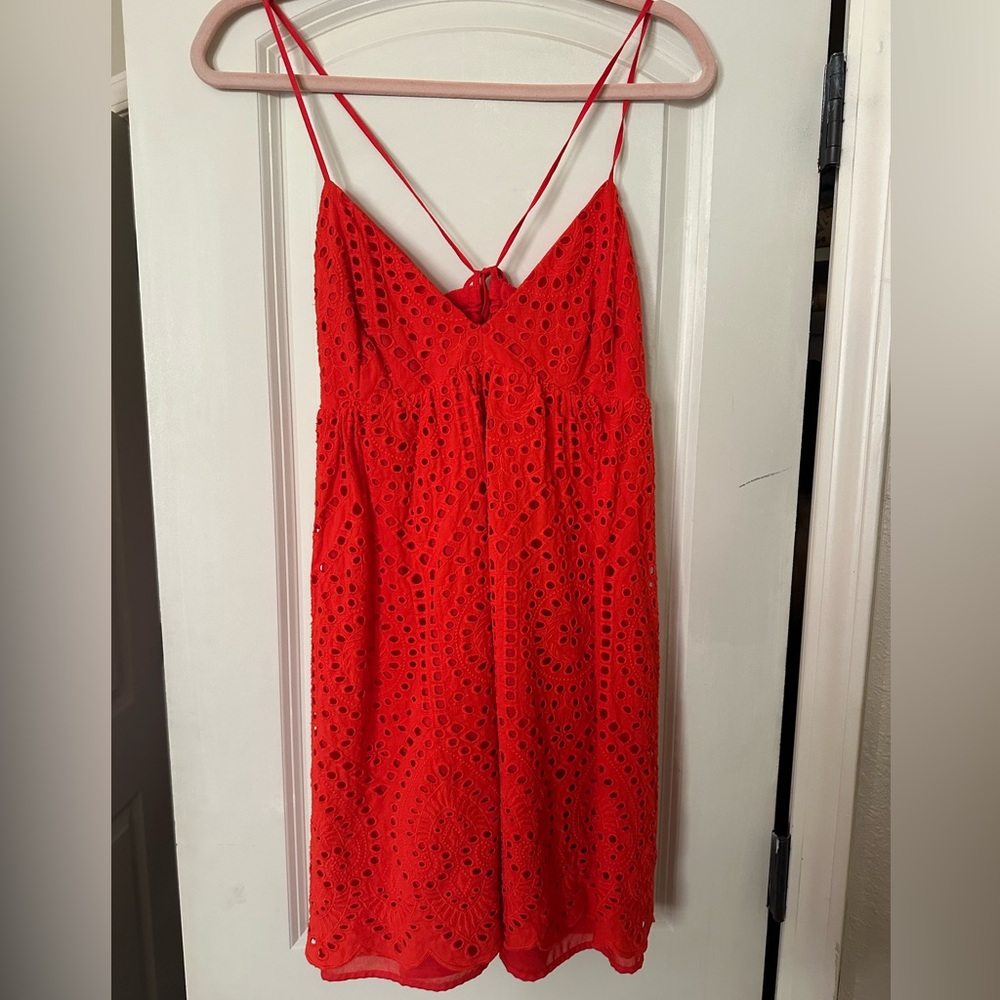 H&M eyelet dress